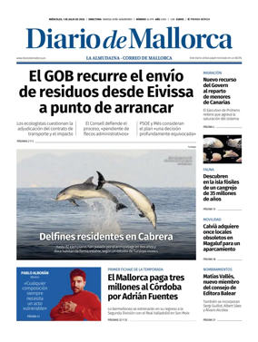 Cover of Diario de Mallorca