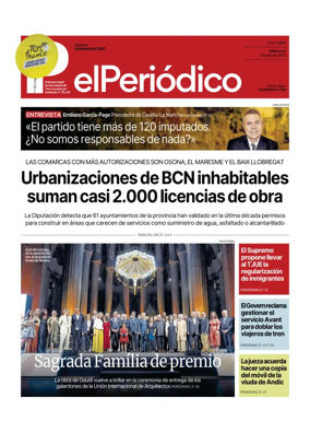 Cover of El Periodico - Castellano
