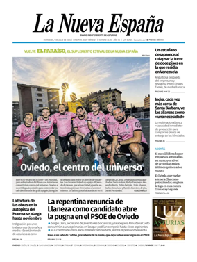 Cover of La Nueva Espana (Oviedo)