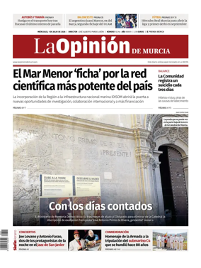 Cover of La Opinion de Murcia