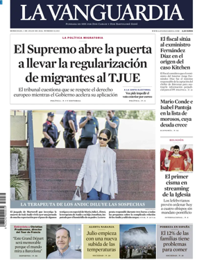 Cover of La Vanguardia (1st Edition)