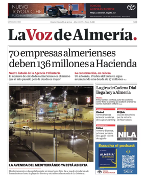 Cover of La Voz de Almeria