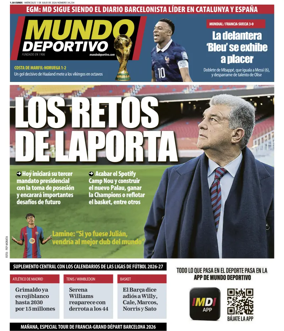 Cover of Mundo Deportivo (At. Madrid)