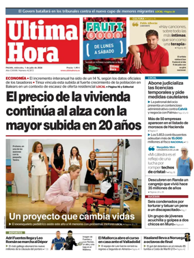 Cover of Ultima Hora