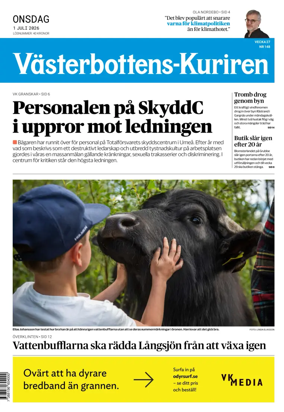 Cover of Vasterbottens-Kuriren
