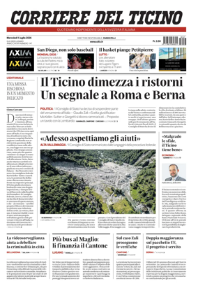 Cover of Corriere del Ticino