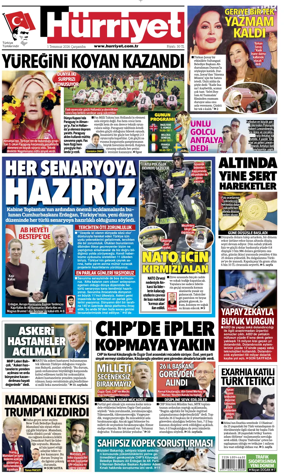 Cover of Hurriyet