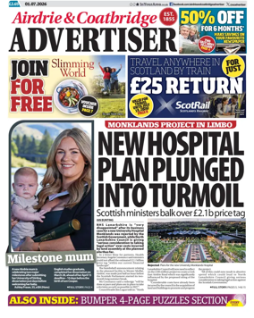 Cover of Airdrie & Coatbridge Advertiser