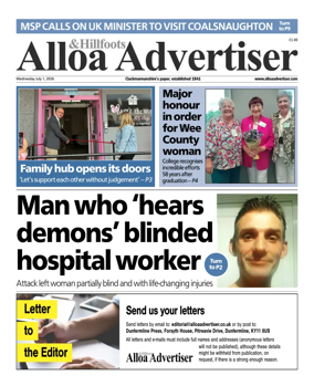 Cover of Alloa Advertiser