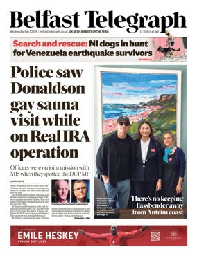 Cover of Belfast Telegraph