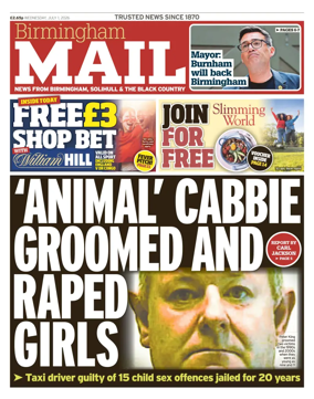 Cover of Birmingham Mail