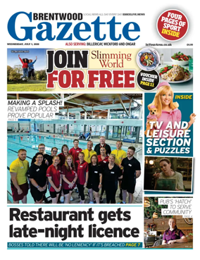 Cover of Brentwood Gazette