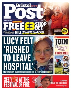 Cover of Bristol Post