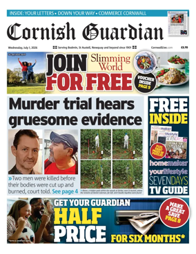 Cover of Cornish Guardian (Newquay & the North Coast)