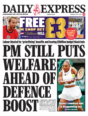 Cover of Daily Express