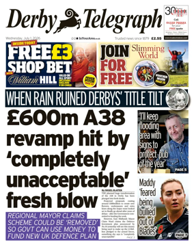 Cover of Derby Telegraph