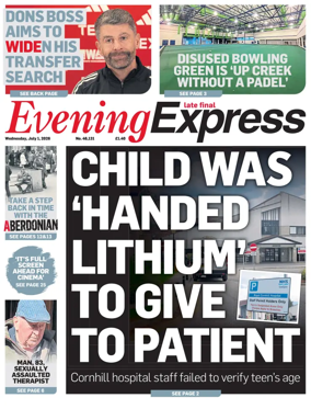 Cover of Evening Express