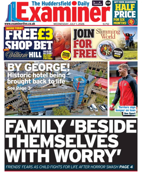Cover of Huddersfield Daily Examiner