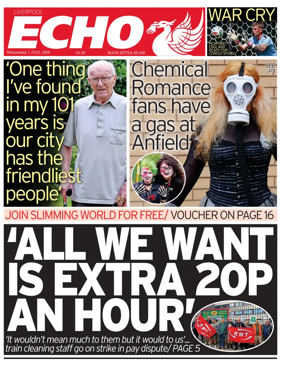 Cover of Liverpool Echo