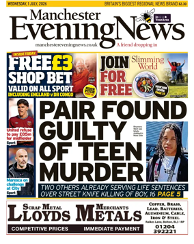 Cover of Manchester Evening News