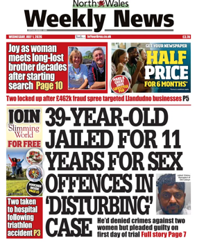 Cover of North Wales Weekly News