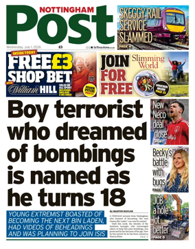 Cover of Nottingham Post
