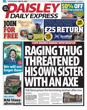 Cover of Paisley Daily Express