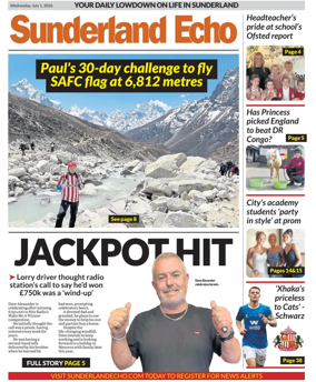 Cover of Sunderland Echo