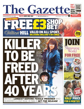 Cover of Teesside Evening Gazette