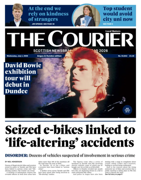 Cover of The Courier & Advertiser (Angus and Dundee)