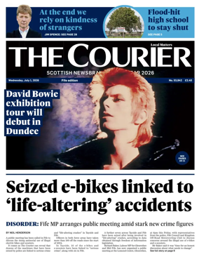 Cover of The Courier & Advertiser (Fife Edition)