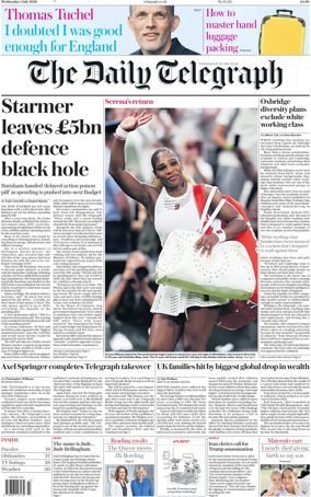 Cover of The Daily Telegraph