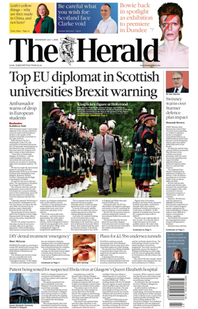 Cover of The Herald (Scotland)