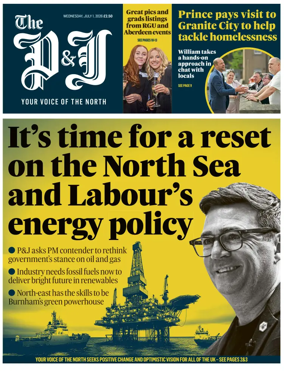 Cover of The Press and Journal (Aberdeen and Aberdeenshire)
