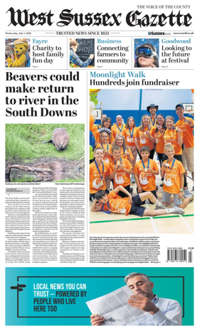 Cover of West Sussex Gazette