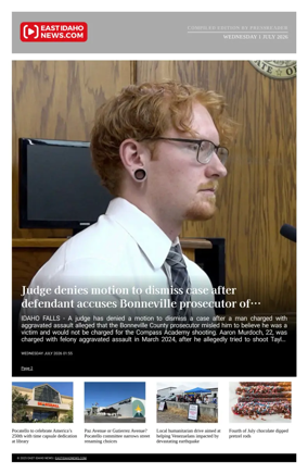 Cover of East Idaho News