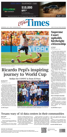 Cover of El Paso Times