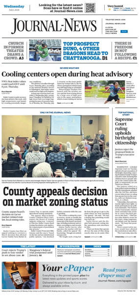 Cover of Hamilton Journal News