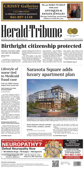 Cover of Herald-Tribune