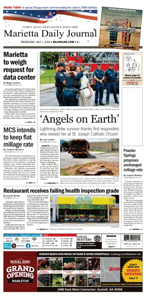 Cover of Marietta Daily Journal