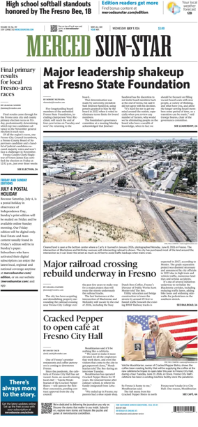 Cover of Merced Sun-Star