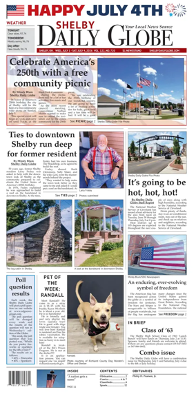 Cover of Shelby Daily Globe