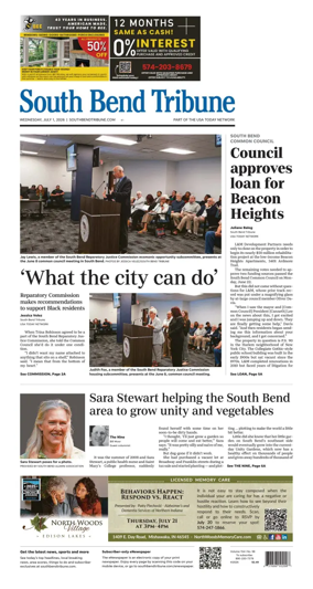 Cover of South Bend Tribune