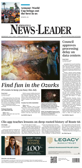 Cover of Springfield News-Leader
