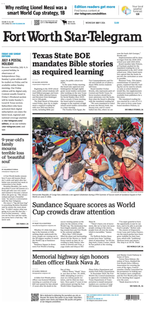 Cover of Star-Telegram