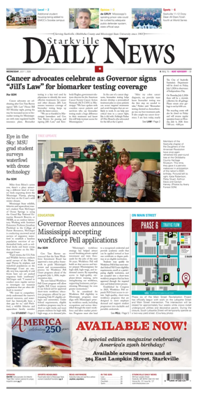 Cover of Starkville Daily News