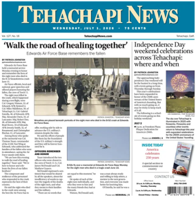 Cover of Tehachapi News