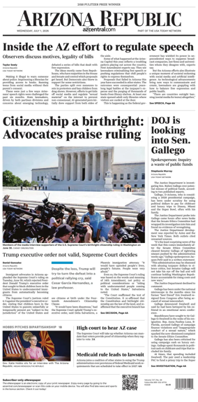 Cover of The Arizona Republic