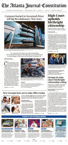 Cover of The Atlanta Journal-Constitution