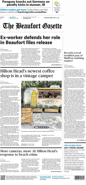 Cover of The Beaufort Gazette